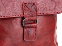 Bagsac Casual Unisex Leder Umhängetasche B487004 rot