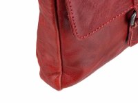 Bagsac Casual Unisex Leder Umhängetasche B487004 rot