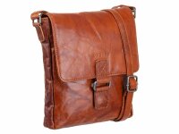 Bagsac Casual Unisex Leder Umhängetasche B487004 braun