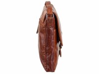 Bagsac Casual Unisex Leder Umhängetasche B487004 braun