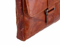 Bagsac Casual Unisex Leder Umhängetasche B487004 braun
