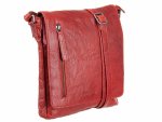 Bagsac Casual Unisex Leder Umhängetasche B487009 rot