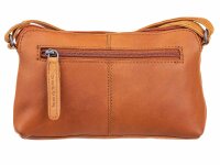 Bagsac Casual Damen Leder Reißverschlusstasche B488001 braun