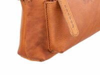 Bagsac Casual Damen Leder Reißverschlusstasche B488001 braun