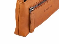 Bagsac Casual Damen Leder Reißverschlusstasche B488003 braun