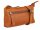 Bagsac Casual Damen Leder Reißverschlusstasche B488003 braun