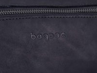 Bagsac Casual Damen Leder Reißverschlusstasche B488003 schwarz
