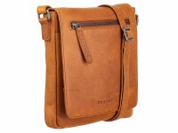 Bagsac Casual Unisex Leder Überschlagtasche B488005 braun