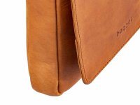 Bagsac Casual Unisex Leder Überschlagtasche B488005 braun