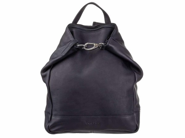 Bagsac Casual Damen Leder Cityrucksack B588009 schwarz