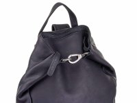 Bagsac Casual Damen Leder Cityrucksack B588009 schwarz