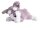 Edco Plüschtier liegend "Schnauzer" 12892 Hund ca. 28 cm grau