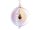 Edco Weihnachtskugel mit LED-Licht ca. 8 cm mit 44 LEDs