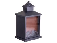 Grundig Tischkamin mit 3 x LED, Metal, Timer Funktion Dekorative Kaminfeuer-Beleuchtung