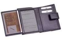 Golden Head Cervino Ladies purse wallet Damen Geldbörse Schwarz