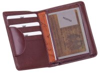Golden Head Cervino Billfold coin wallet Herren Geldbörse Marone