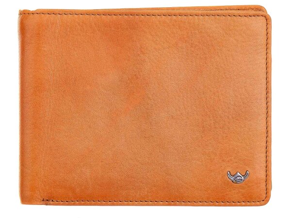Golden Head Como Billfold coin wallet Scheintasche Herren Cognac