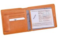 Golden Head Como Billfold coin wallet Scheintasche Herren Cognac