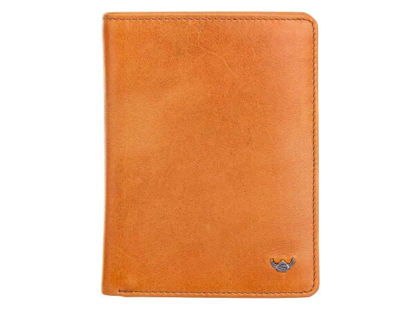 Golden Head Como Billfold coin wallet Kombischeintasche Herren Cognac