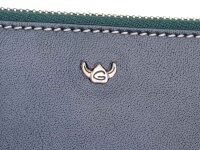 Golden Head Venezia Zipped Billfold Reißverschlussbörse Damen Dunkelgrün