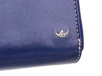 Golden Head Venezia Reißverschlussbörse Zipped coin pocket Geldbörse Damen Dunkelblau