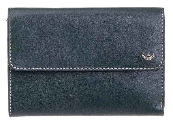 Golden Head Venezia Ladies purse Damen Reißverschlussbörse 2829-31 Dunkelgrün
