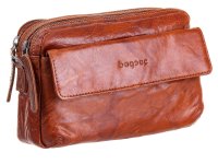 Bagsac Casual Damen Leder Umhängetasche B487010  cognac