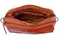 Bagsac Casual Damen Leder Umhängetasche B487010  cognac