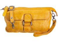 Bagsag Damen Leder Umhängetasche B486010 ocker