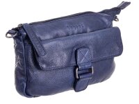 Bagsag Damen Leder Umhängetasche B486010 navy