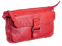 Bagsag Damen Leder Umhängetasche B486010 rot