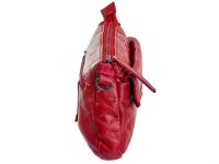 Bagsag Damen Leder Umhängetasche B486010 rot
