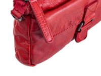 Bagsag Damen Leder Umhängetasche B486010 rot