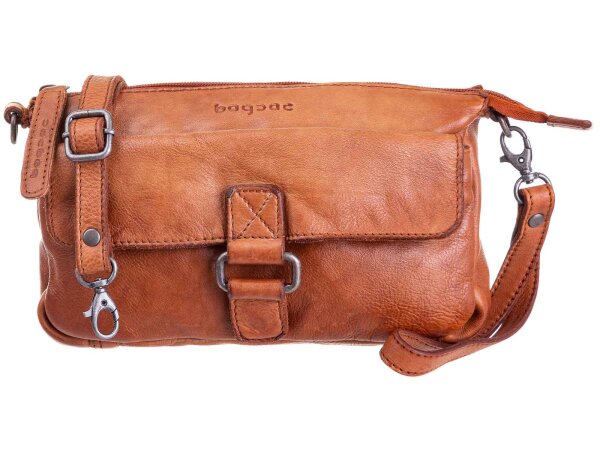 Bagsag Casual Damen Leder Umhängetasche B486010 cognac