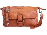 Bagsag Casual Damen Leder Umhängetasche B486010 cognac