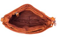 Bagsag Casual Damen Leder Umhängetasche B486010 cognac