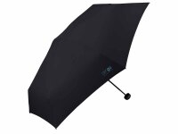 Happy Rain air go Taschen Regenschirm 60300 Ultra Mini Manual schwarz