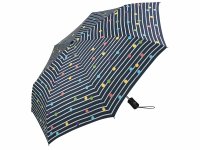 Happy Rain Auf-/Zu-Automatik Taschenschirm Windproof Damen Regenschirm