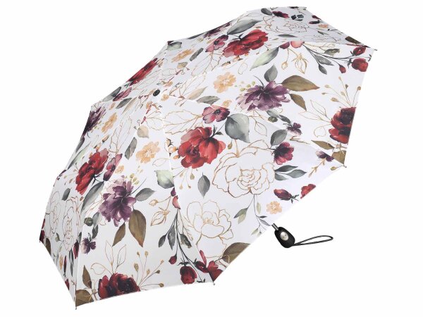 Pierre Cardin Easymatic light Pivoine Damen Regenschirm Ø 97 cm Durchmesser