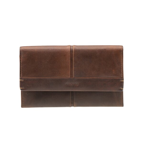 Maitre Birkenfeld 4060001370  Diedburg Purse Lh15Fz Leder Geldbörse Cognac