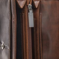 Maitre Birkenfeld 4060001370  Diedburg Purse Lh15Fz Leder Geldbörse Cognac