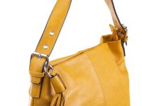 JSI Shopper mit Quasten-Taschenanhänger F0347 gelb