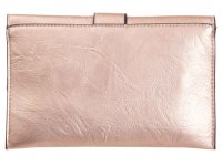 JSI Überschlag Tasche mit Riegel Clutch HB0243 rosegold