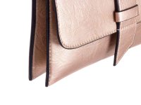JSI Überschlag Tasche mit Riegel Clutch HB0243 rosegold