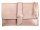 JSI Überschlag Tasche mit Riegel Clutch HB0243 rosegold