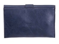 JSI Überschlag Tasche mit Riegel Clutch HB0243 dunkelblau