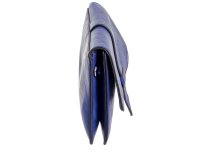 JSI &Uuml;berschlag Tasche mit Riegel Clutch HB0243 blau