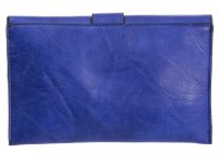 JSI &Uuml;berschlag Tasche mit Riegel Clutch HB0243 blau