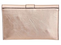 JSI Überschlag Tasche mit Riegel Clutch HB0243 gold