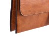 JSI Überschlag Tasche mit Riegel Clutch HB0243 braun